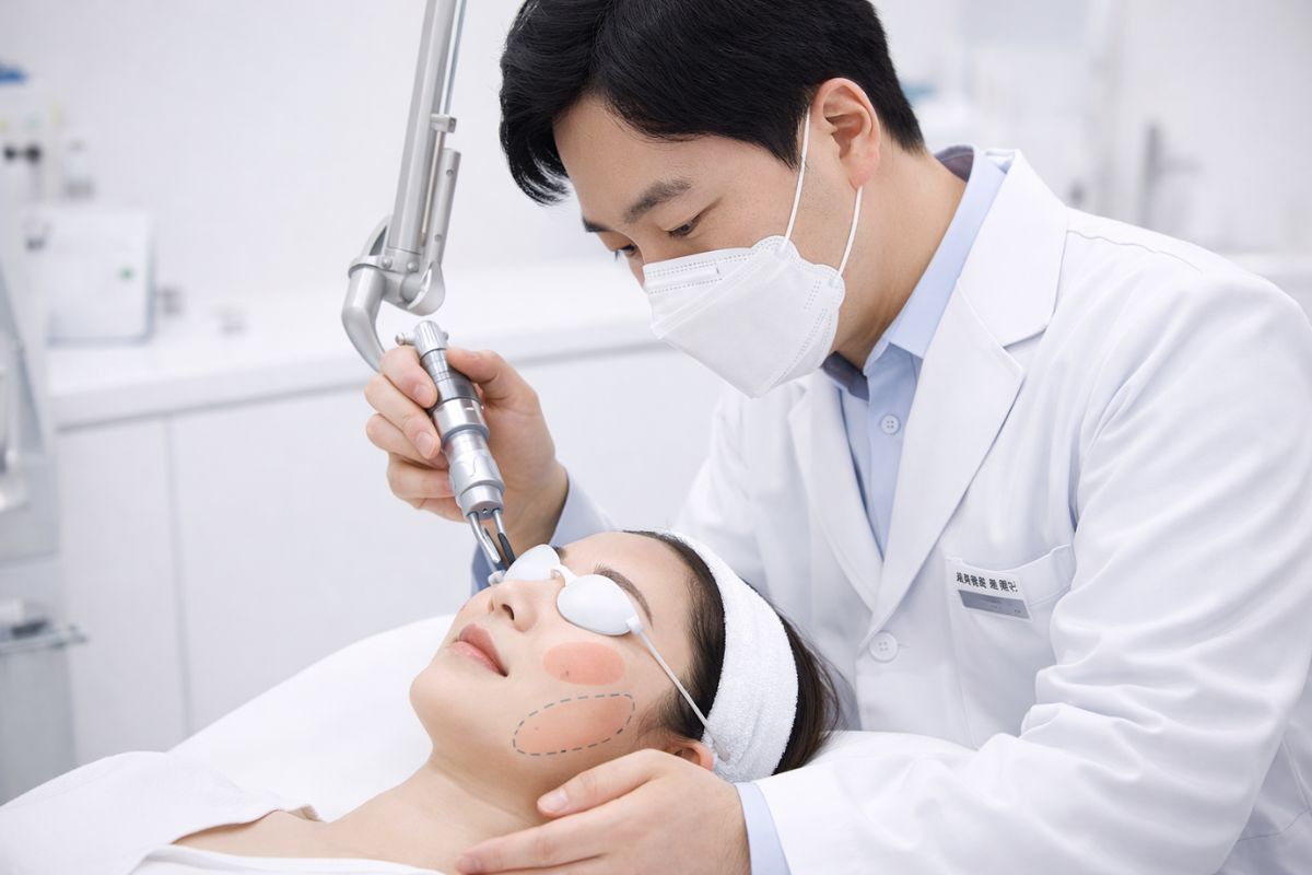 Konsep kerja laser pada lapisan kulit