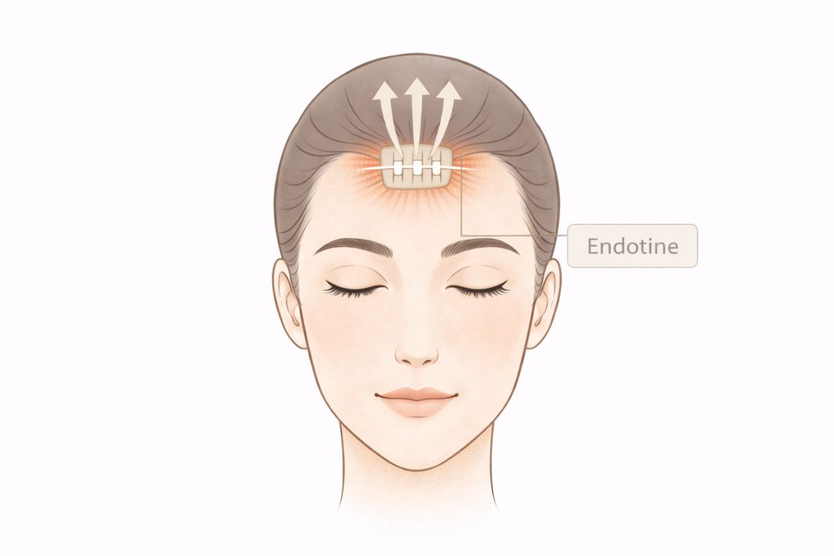 Metode endotine lift Korea sistem fiksasi jaringan