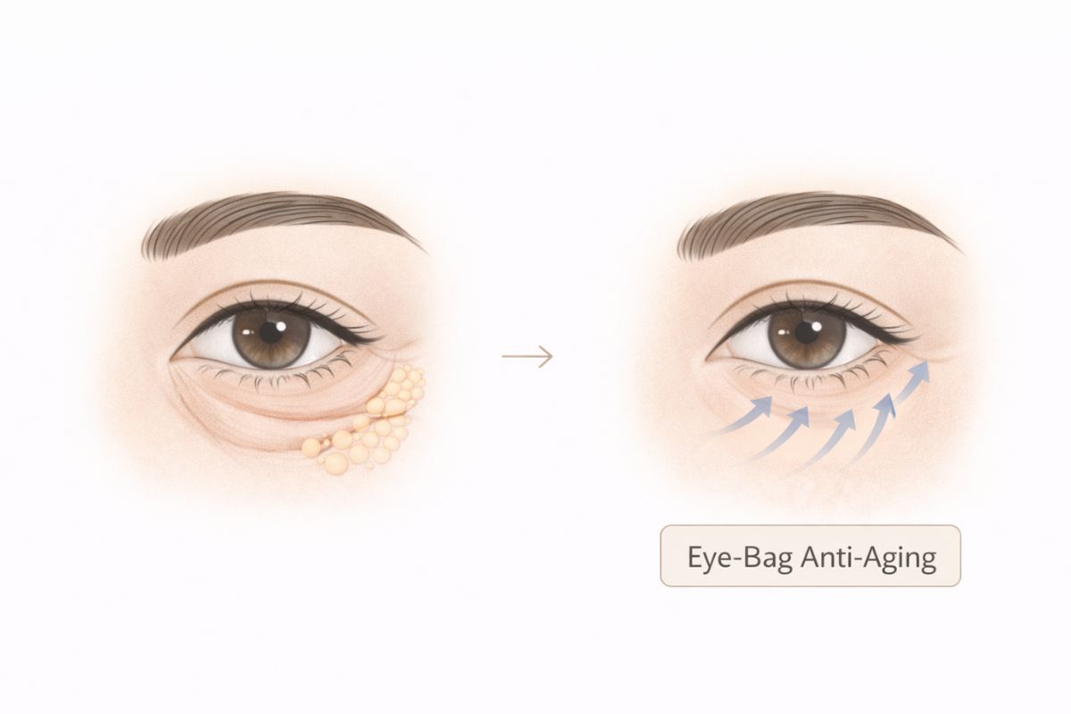 Metode eye bag anti aging Korea