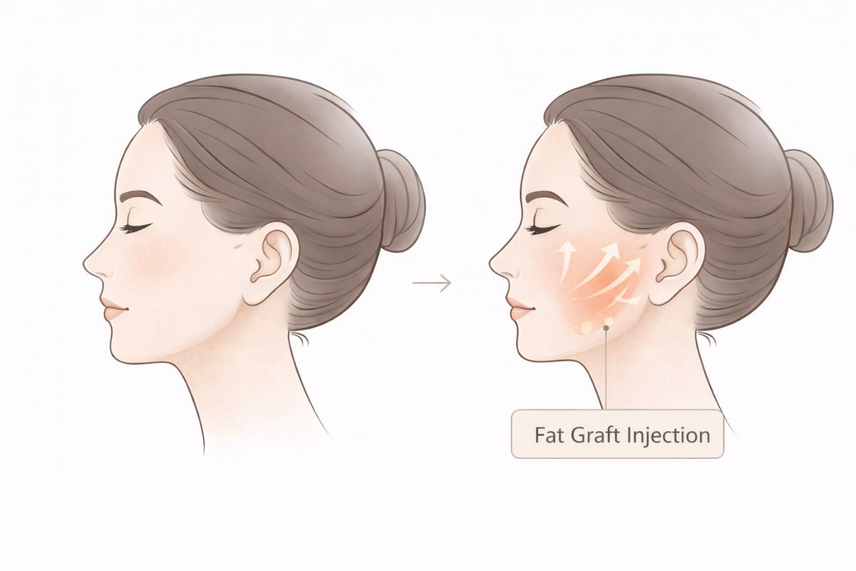 Metode fat graft Korea transfer lemak wajah